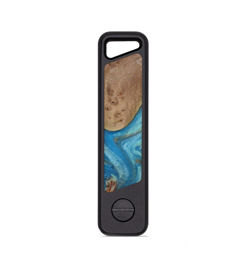 EDC Wood KeyHolder - Sonya (Teal & Gold, 774902)