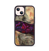 iPhone 14 Wood Phone Case - Lydia (Red, 801427)