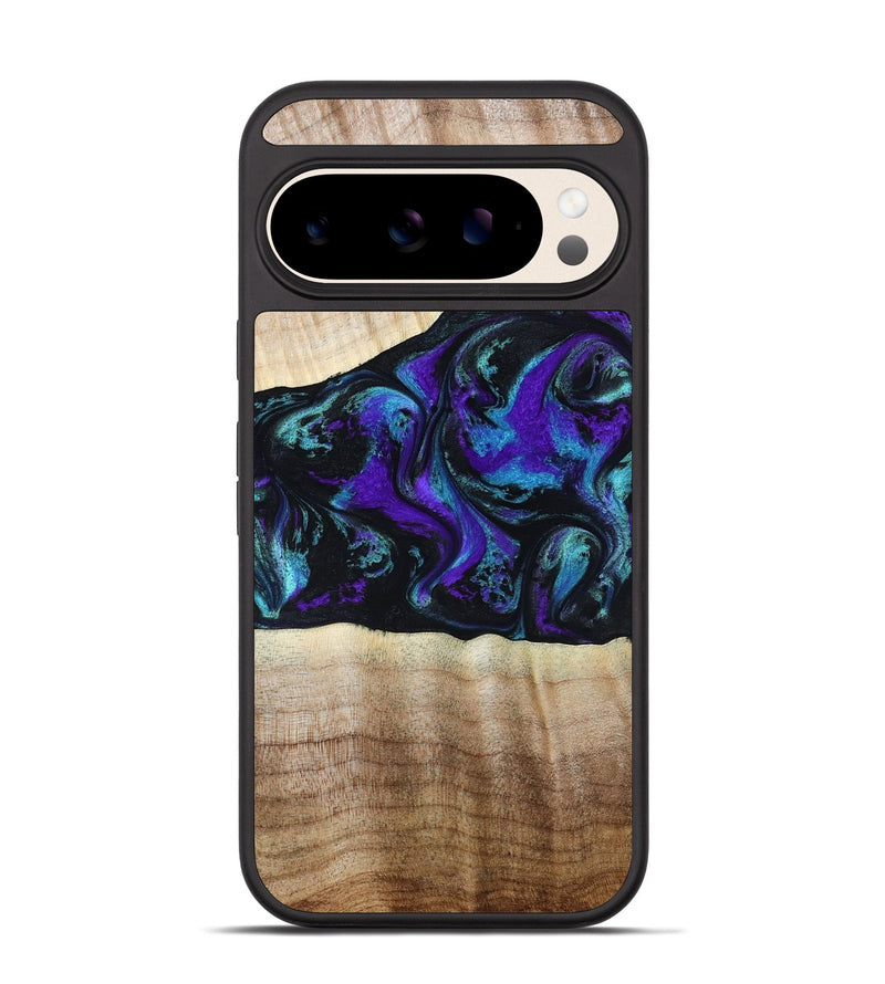 Pixel 10 Wood Phone Case - Monroe (Purple, 809672)