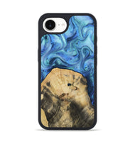 iPhone 17e Wood Phone Case - Hazel (Blue, 811663)