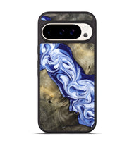 Pixel 9 Wood Phone Case - Basil (Blue, 813794)
