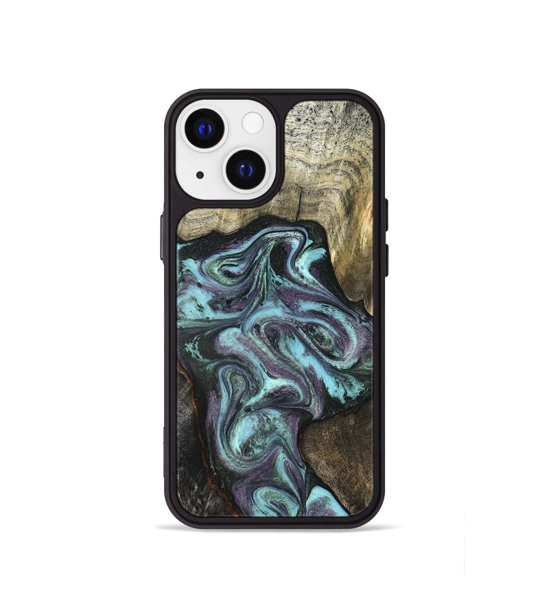 iPhone 13 mini Wood Phone Case - Selah (Green, 826475)