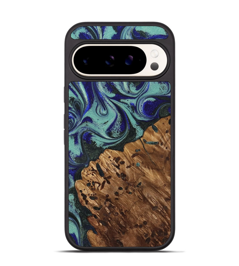 Pixel 9 Wood Phone Case - Oliver (Green, 828672)