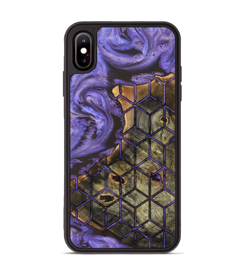 iPhone Xs Max Wood Phone Case - Dominik (Pattern, 829366)