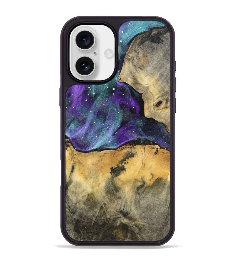 iPhone 16 Plus Wood Phone Case - Latifah (Cosmos, 830292)