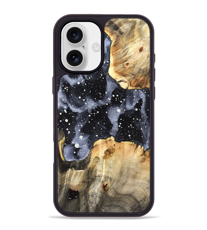 iPhone 16 Plus Wood Phone Case - Theda (Cosmos, 830355)