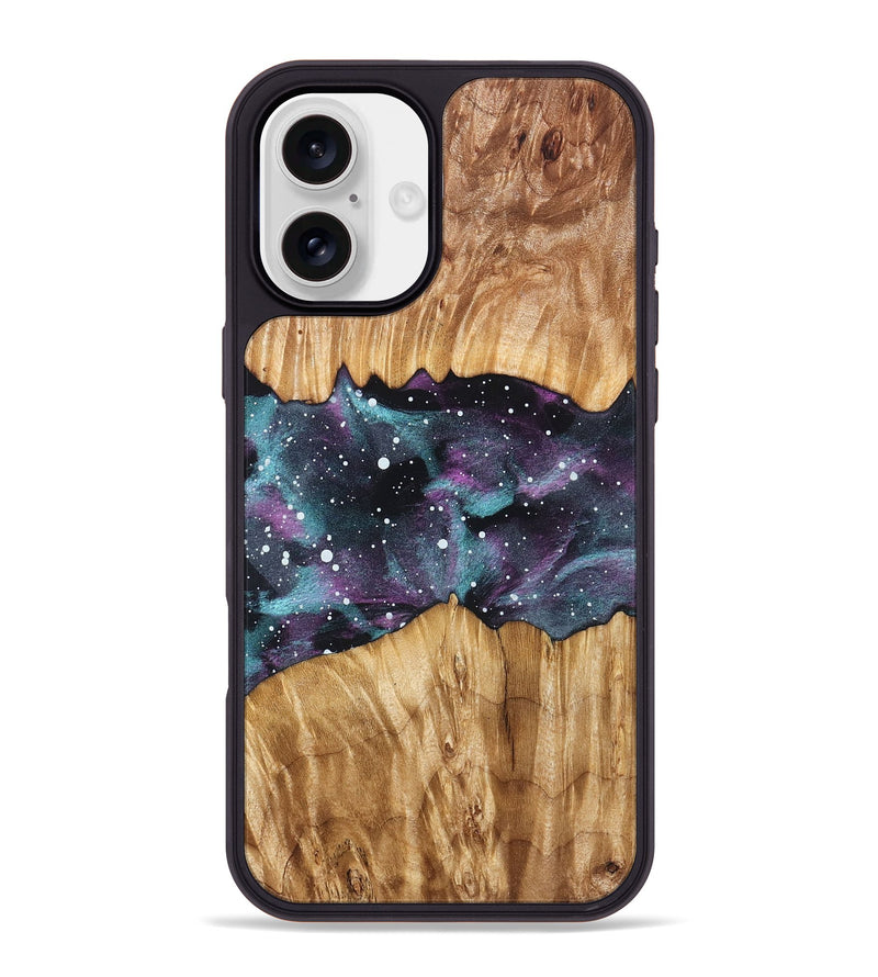 iPhone 16 Plus Wood Phone Case - Tiera (Cosmos, 830356)