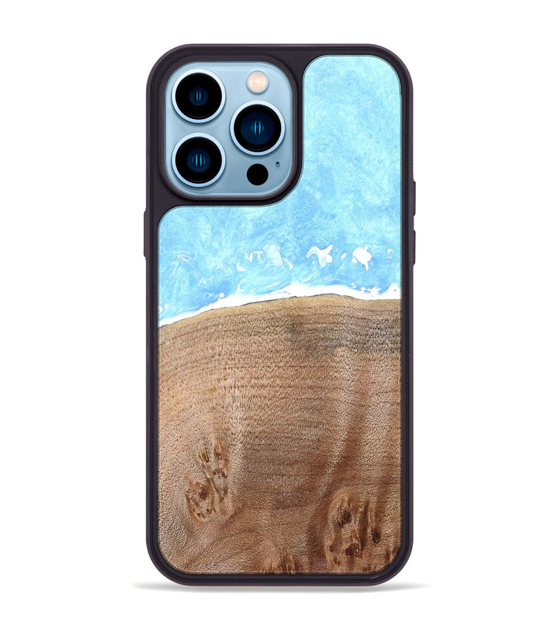 iPhone 14 Pro Max Wood Phone Case - Dusty (Coastal, 830446)