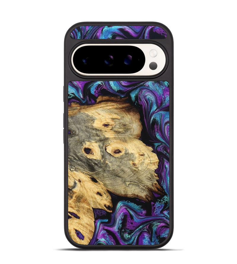 Pixel 9 Wood Phone Case - Lesa (Purple, 830592)