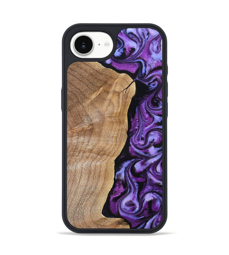 iPhone 16e Wood Phone Case - Mekhi (Purple, 830593)