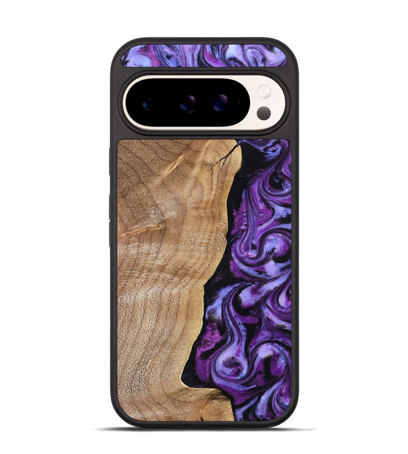 Pixel 9 Pro Wood Phone Case - Mekhi (Purple, 830593)