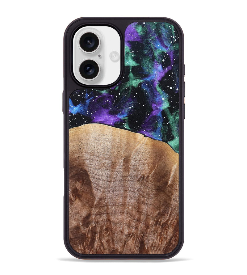 iPhone 16 Plus Wood Phone Case - Vernell (Cosmos, 830704)