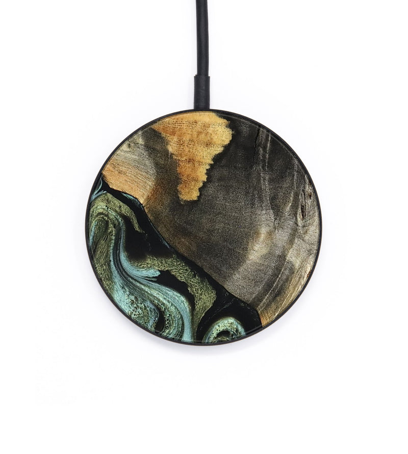 Circle Wood Wireless Charger - Gustav (Green, 831706)