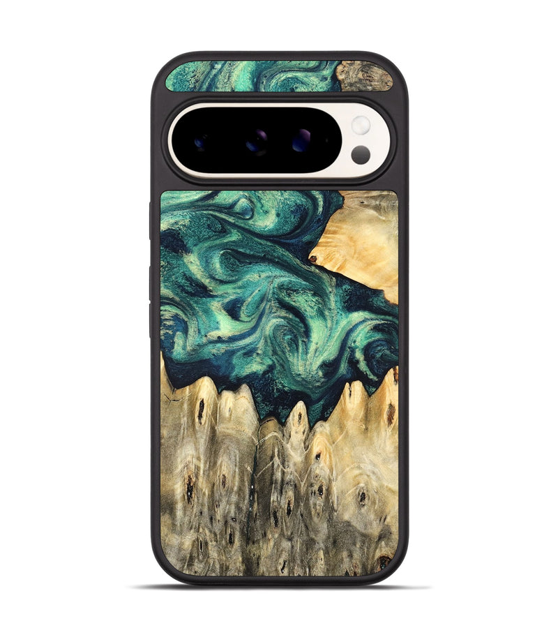 Pixel 9 Wood Phone Case - Otis (Green, 831707)