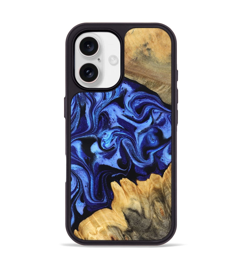 iPhone 17 Wood Phone Case - Nat (Blue, 831717)