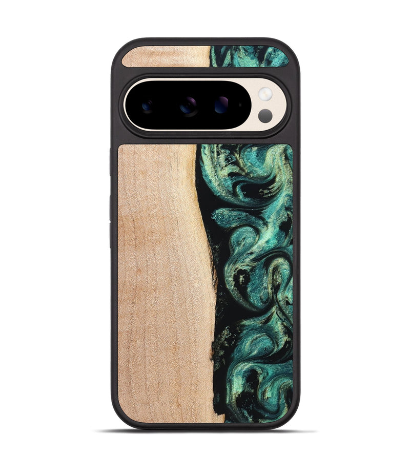 Pixel 10 Wood Phone Case - Kianna (Green, 831725)