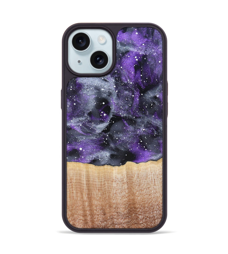 iPhone 15 Wood Phone Case - Amos (Cosmos, 831741)