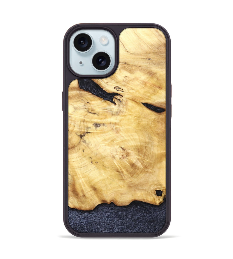 iPhone 15 Wood Phone Case - Braxton (Wood Burl, 831749)