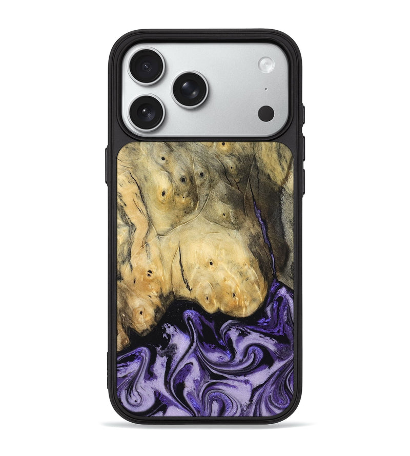 iPhone 18 Pro Max Wood Phone Case - Andres (Purple, 831776)