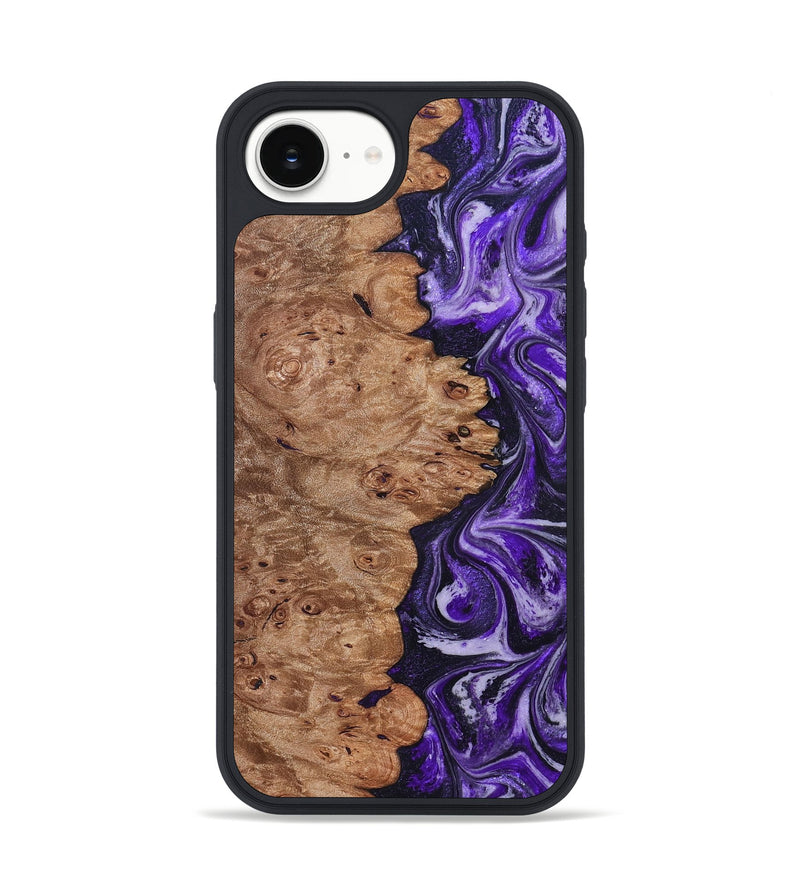 iPhone 16e Wood Phone Case - Oma (Purple, 831779)