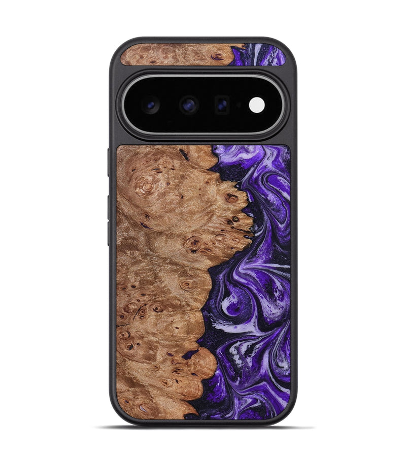 Pixel 11 Pro Wood Phone Case - Oma (Purple, 831779)