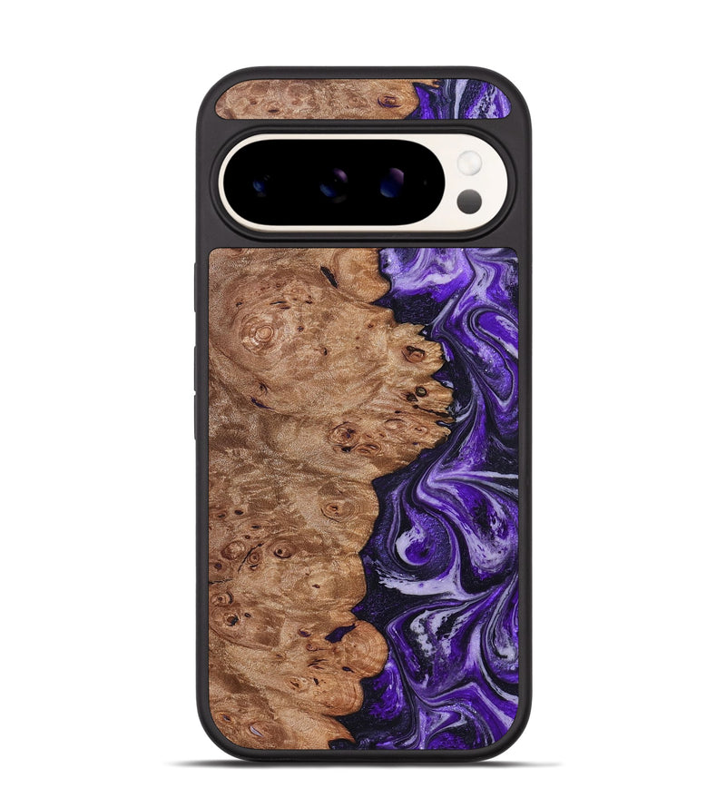 Pixel 9 Wood Phone Case - Oma (Purple, 831779)