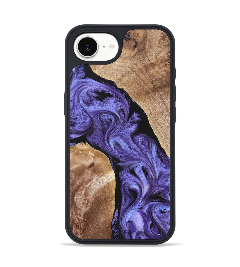iPhone 16e Wood Phone Case - Aric (Purple, 831781)