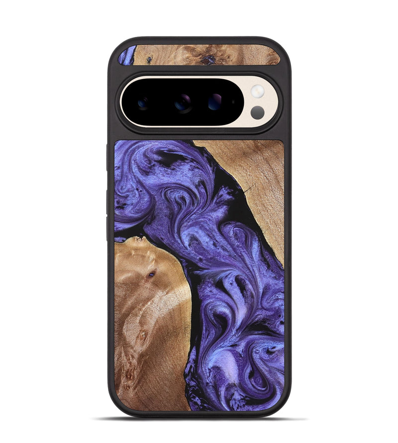 Pixel 10 Wood Phone Case - Aric (Purple, 831781)