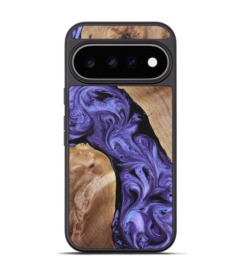 Pixel 11 Pro Wood Phone Case - Aric (Purple, 831781)