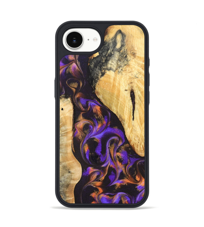 iPhone 16e Wood Phone Case - Orrin (Purple, 831785)