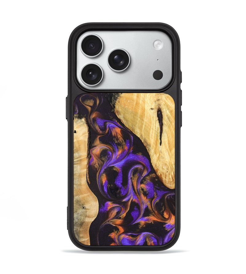 iPhone 18 Pro Wood Phone Case - Orrin (Purple, 831785)