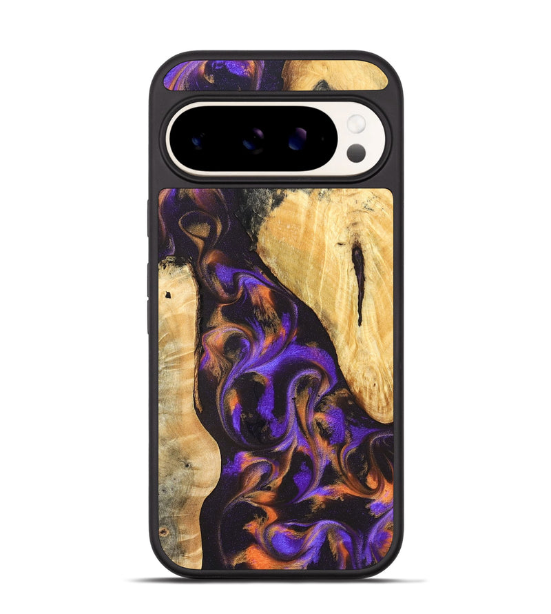 Pixel 9 Wood Phone Case - Orrin (Purple, 831785)