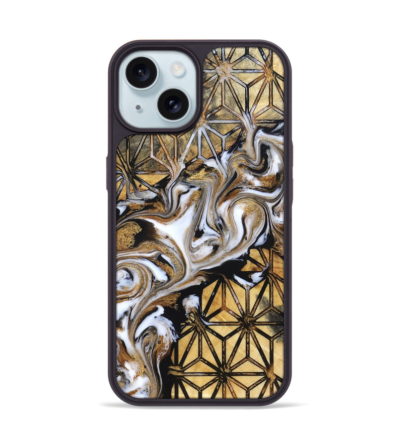 iPhone 15 Wood Phone Case - Tressie (Pattern, 832007)