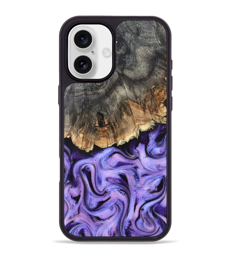 iPhone 16 Plus Wood Phone Case - Nylah (Purple, 832100)