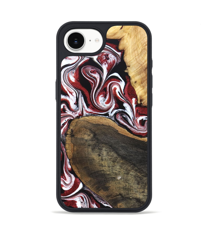 iPhone 16e Wood Phone Case - Seamus (Red, 832131)