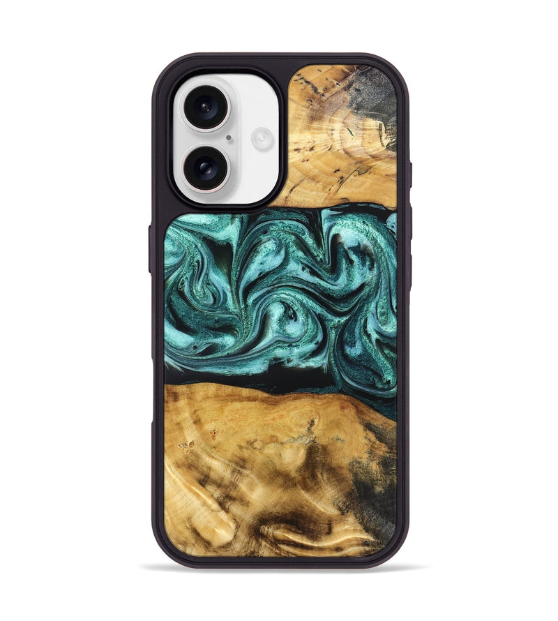 iPhone 17 Wood Phone Case - Osman (Green, 832151)