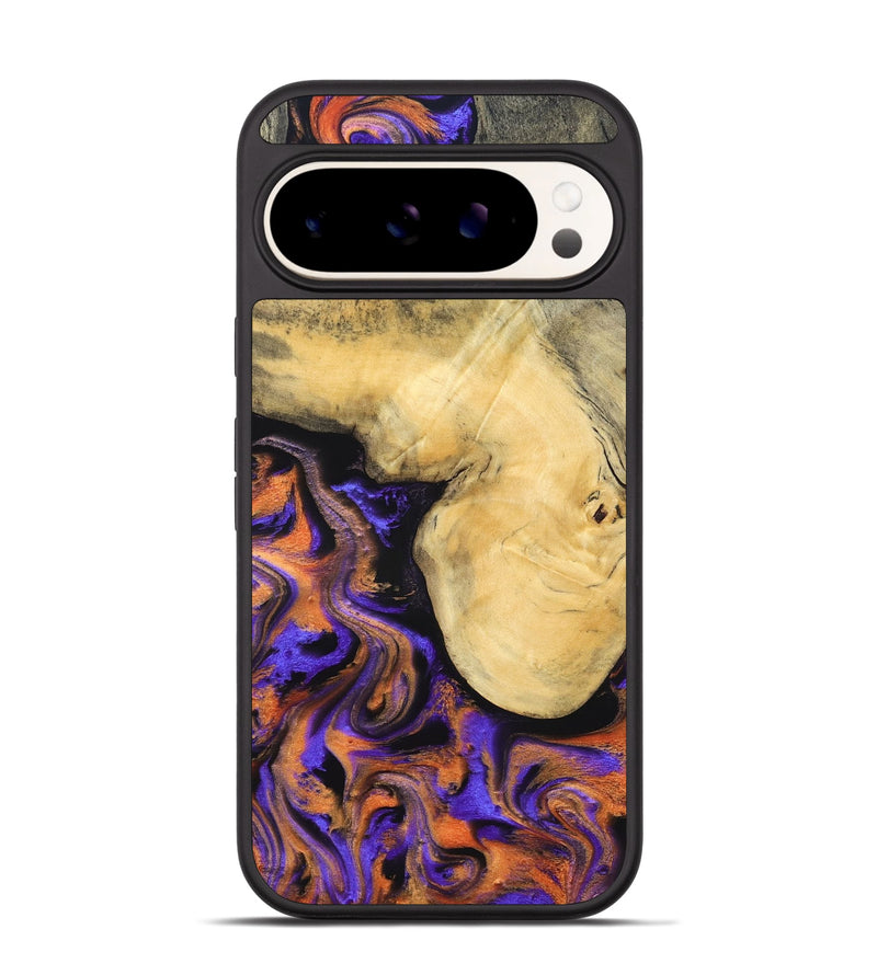 Pixel 9 Wood Phone Case - Ocean (Purple, 832372)