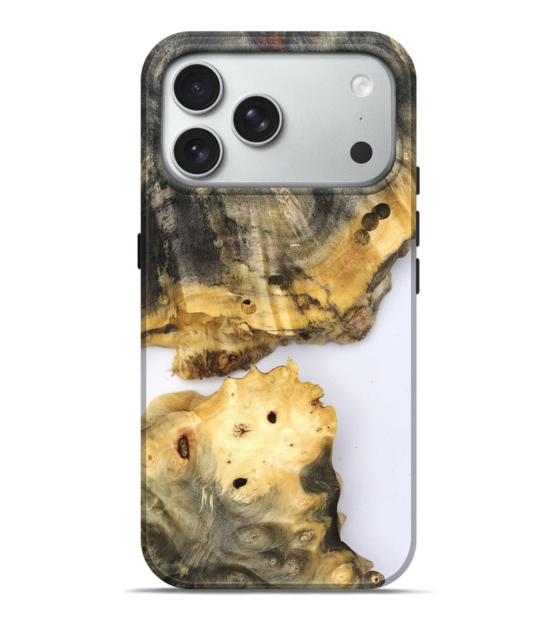 iPhone 18 Pro Max Wood Live Edge Phone Case - Isadore (Clear, 832425)