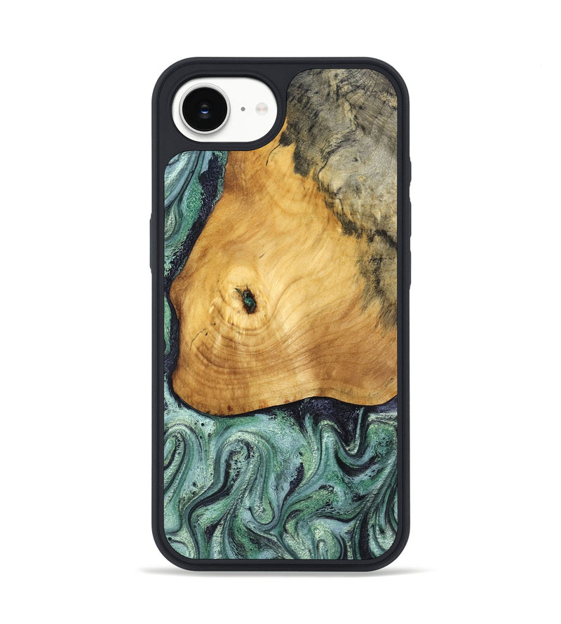 iPhone 16e Wood Phone Case - Raquel (Green, 832564)