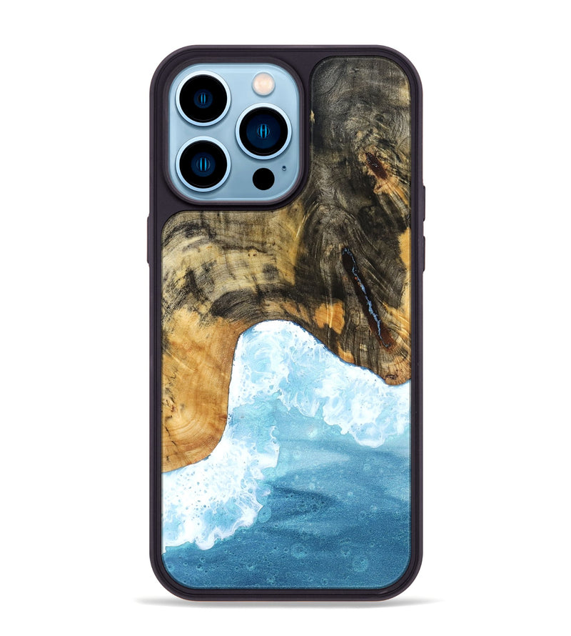 iPhone 14 Pro Max Wood Phone Case - Kiaan (Coastal, 832829)