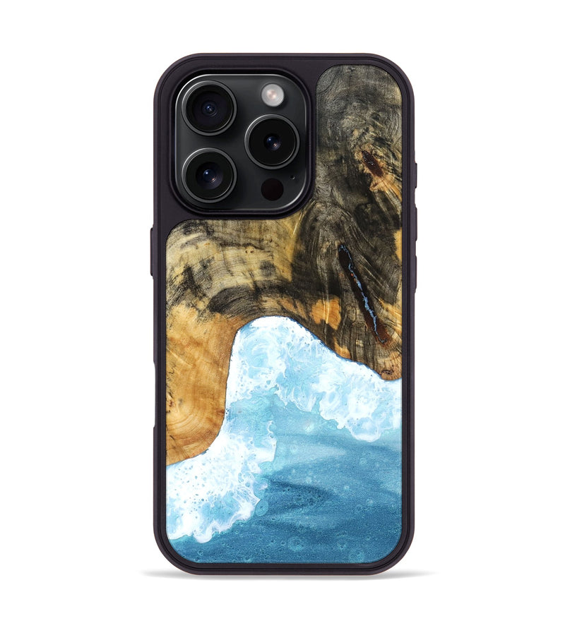 iPhone 16 Pro Wood Phone Case - Kiaan (Coastal, 832829)