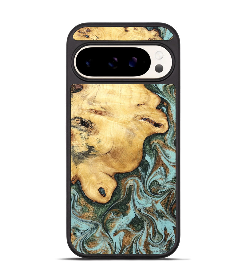 Pixel 9 Wood Phone Case - Guido (Green, 832885)