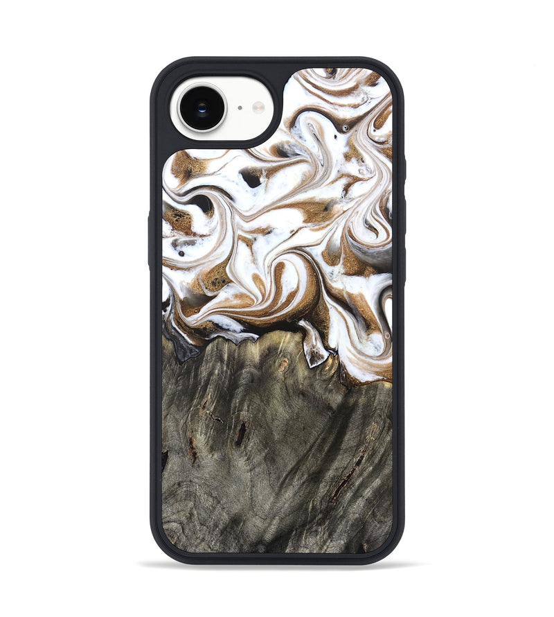 iPhone 16e Wood Phone Case - Zaire (Black & White, 832957)