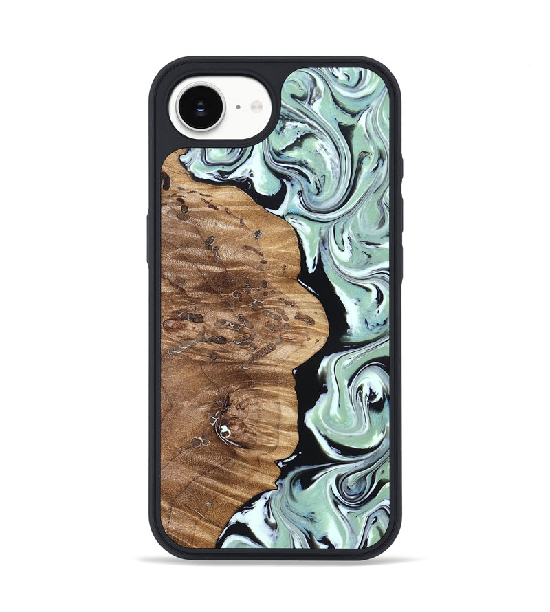iPhone 16e Wood Phone Case - Nelle (Green, 832984)