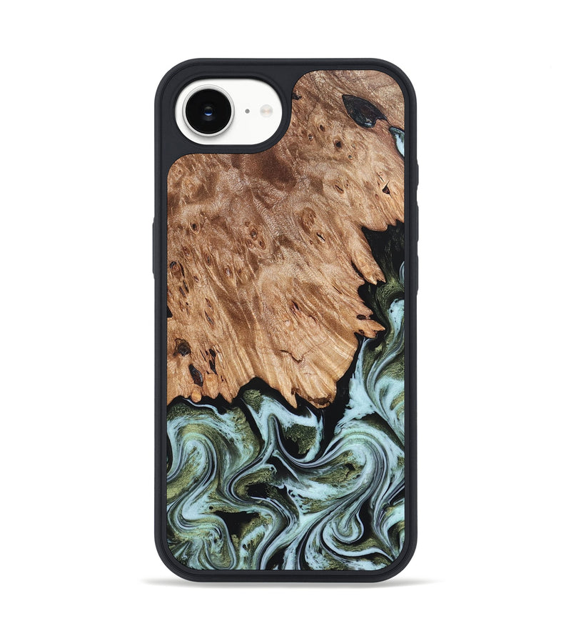 iPhone 16e Wood Phone Case - Rylie (Green, 832989)