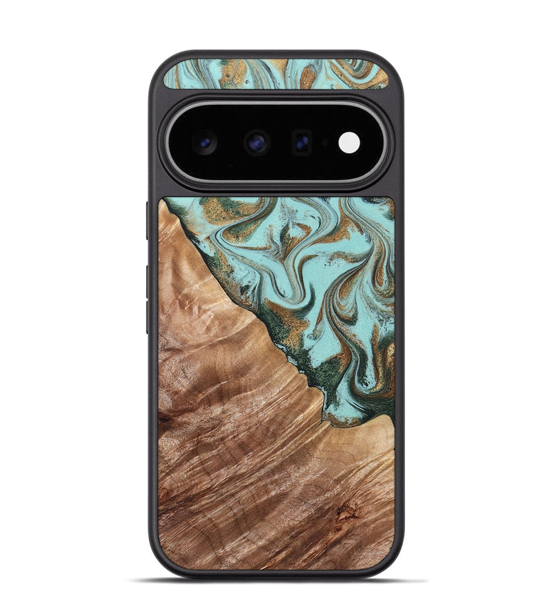 Pixel 11 Pro Wood Phone Case - Draven (Green, 832995)