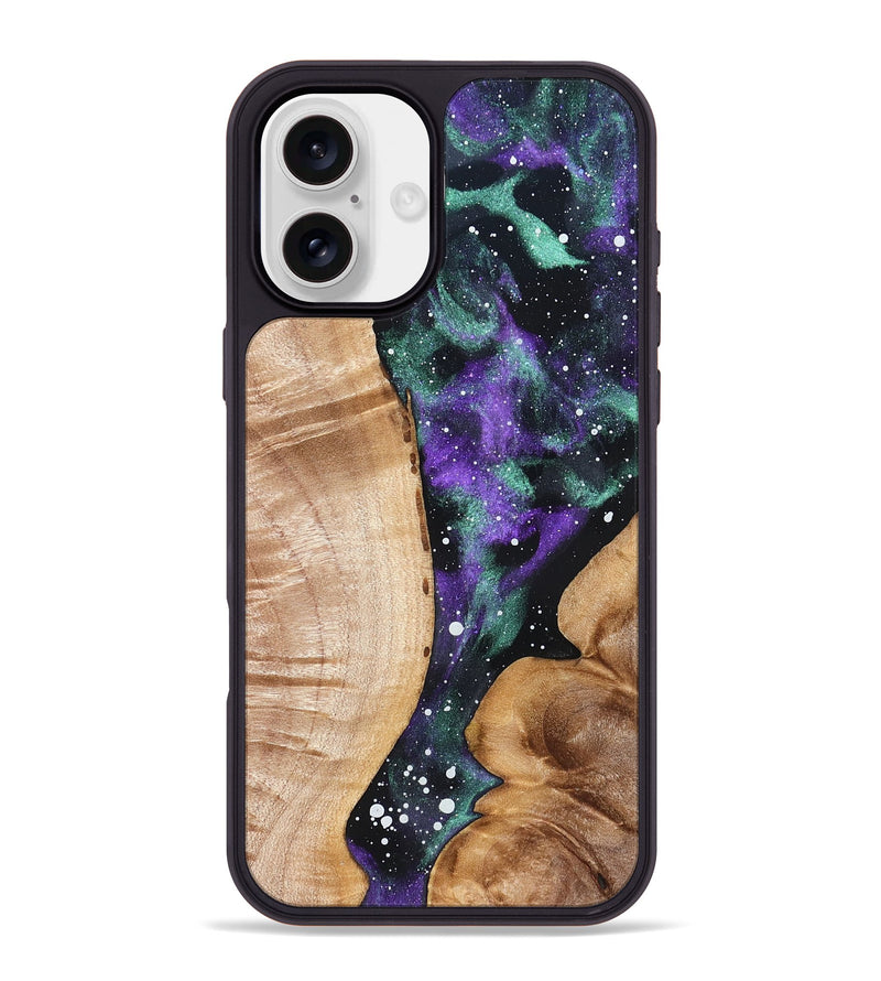 iPhone 16 Plus Wood Phone Case - Erwin (Cosmos, 833096)