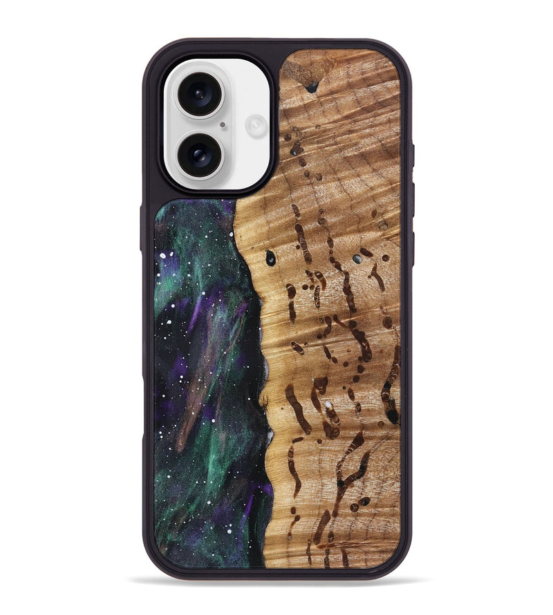 iPhone 16 Plus Wood Phone Case - Scarlet (Cosmos, 833100)