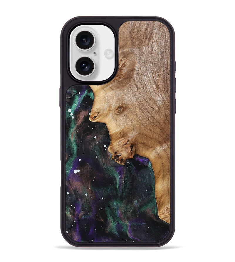 iPhone 16 Plus Wood Phone Case - Sofia (Cosmos, 833103)