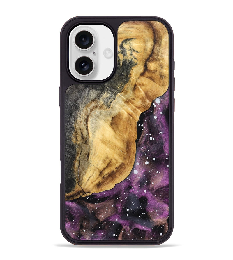 iPhone 16 Plus Wood Phone Case - Burl (Cosmos, 833129)